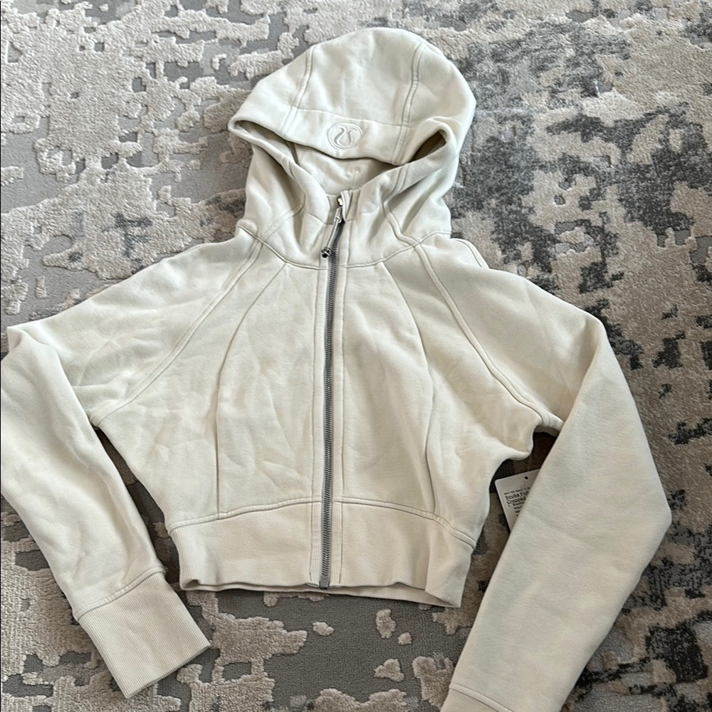 Lululemon zip cropped scuba